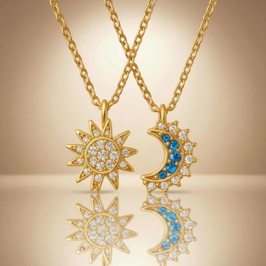 Sun and Soul Necklace by DURRÉ
