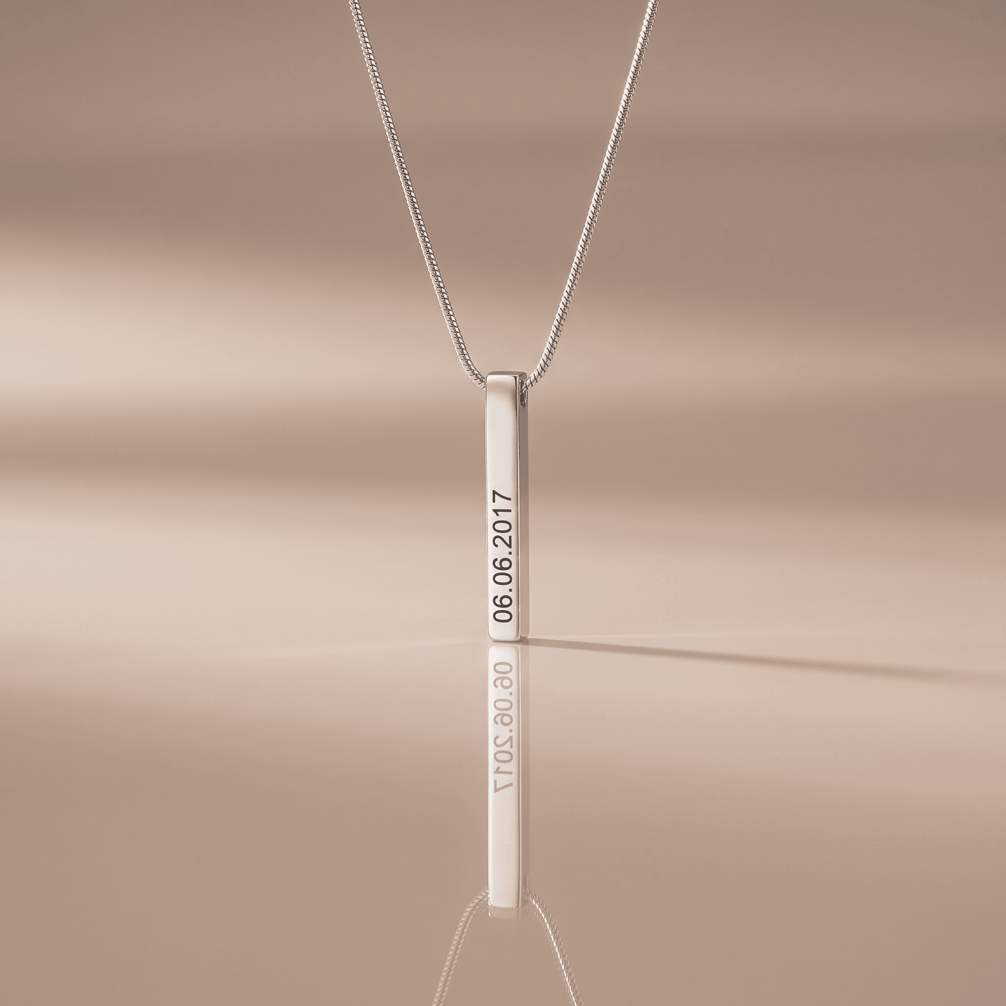 3D Bar Necklace