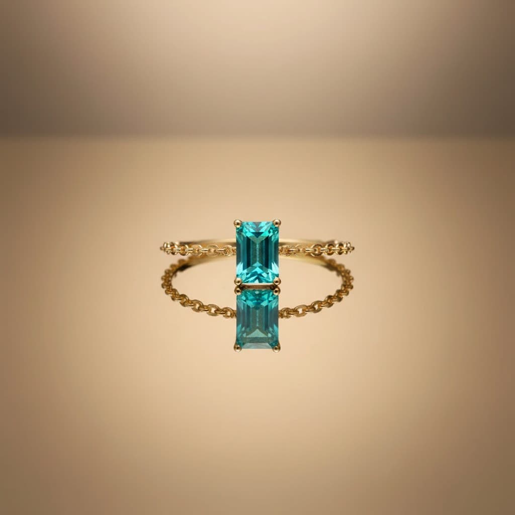 Aqua Azure Ring