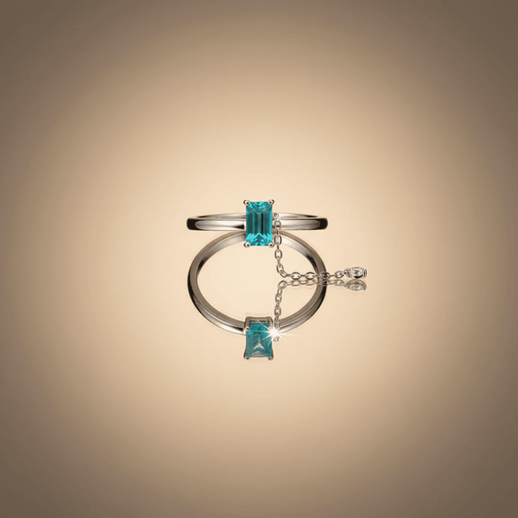 Aqua Azure Ring