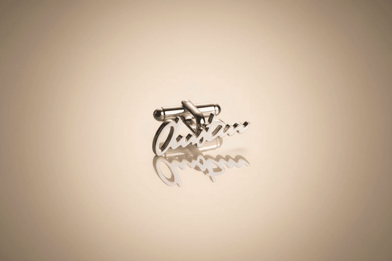 Delicate Personalized Cufflinks